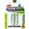 Image de Ansmann 1x2 Piles Rechargeables Nimh Maxe Mignon Aa Pour Téléphone Dect 800mah One Size