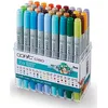 Image de COPIC Ciao Manga « Set pour débutants », set de 36 pièces dans un présentoir acrylique, marqueur Twin avec une pointe moyenne et une pointe Brush en occasion ou reconditionné