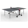 Image de table tennis de table - table ping pong compacte - usage intérieur - gris et noir