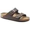 Image de Birkenstock - Arizona Birko-Flor - Sandales Dark Brown - 41 - Normal