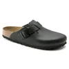 Image de Birkenstock - Boston Natural Leather - Sandales Black - 41 - Étroit