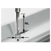 Image de Fraise aluminium HS avec queue de 8mm HS S8 D5/NL23 - 491036