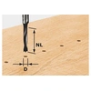 Image de Fraise pour tourillons HW avec queue de 8mm HW S8 D10/30 Z - 491069