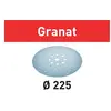 Image de Abrasifs Granat pour ponceuse Planex - Grain 120 D.225 - Boîte de 25 - 205657