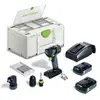 Image de Perceuse-visseuse sans fil TXS 18 C 3,0-Set - - avec 2 batteries 18V 3.0Ah - chargeur - Systainer - 576896