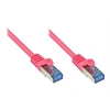 Image de Good Connections RNS - Cordon de raccordement - RJ-45 (M) pour RJ-45 (M) - 2 m - SFTP, PiMF - CAT 6a - sans halogène, moulé, sans crochet - magenta