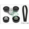 Image de Jeu De Courroies Poly Trapézoïdales Ina 529042610 Jaguar;Land Rover