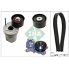 Image de Pompe À Eau + Jeu De Courroies Trapézoïdales Multiples Ina 529037030 Bmw