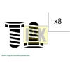 Image de Jeu De Vis, Volant Moteur 411027810 Luk Luk 411027810 Hyundai;Kia