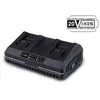 Image de chargeur double 2.4A 20V - batterie universelle pour la gamme 20V IXES