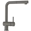 Image de SCHOCK® Epos Silverstone Robinet de cuisine gris haute pression avec douchette extractible I Pivotant à 360° I Robinet d'évier avec raccords standard I Design moderne I Mitigeur monocommande en occasion ou reconditionné