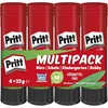 Image de Bâton de colle Pritt, colle sûre et adaptée aux enfants pour l'art et le bricolage, colle forte pour l'école et le bureau, 4x 22 g de bâton Pritt en occasion ou reconditionné