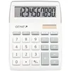 Image de Genie 840 B 10 chiffres calculatrice de bureau avec double alimentation (solaire et batterie) ~ Design Compact (Silver) en occasion ou reconditionné