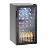 Image de Armoire à Boissons Noire 88 L 28 Bouteilles