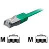 Image de equip - Cordon de raccordement - RJ-45 (M) pour RJ-45 (M) - 0.5 m - Paire torsadée blindée (SSTP) - CAT 6 - sans halogène, moulé, bloqué - vert
