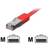 Image de equip - Cordon de raccordement - RJ-45 (M) pour RJ-45 (M) - 7.5 m - Paire torsadée blindée (SSTP) - CAT 6 - moulé, bloqué - rouge