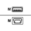Image de Digital Data - Câble USB - USB (M) pour mini USB type B (M) - 1.8 m - noir