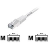 Image de equip - Cordon de raccordement - RJ-45 (M) pour RJ-45 (M) - 50 cm - Paire torsadée blindée (SSTP) - CAT 6a - moulé - blanc