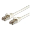Image de equip - Cordon de raccordement - RJ-45 (M) pour RJ-45 (M) - 10 m - Paire torsadée blindée (SSTP) - CAT 6a - moulé - blanc