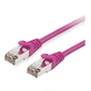 Image de equip - Cordon de raccordement - RJ-45 (M) pour RJ-45 (M) - 10 m - Paire torsadée blindée (SSTP) - CAT 6 - sans halogène, moulé, bloqué - violet