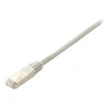 Image de equip - Cordon de raccordement - RJ-45 (M) pour RJ-45 (M) - 25 cm - Paire torsadée blindée (SSTP) - CAT 6 - sans halogène, moulé, bloqué - gris