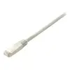 Image de equip - Cordon de raccordement - RJ-45 (M) pour RJ-45 (M) - 50 cm - Paire torsadée blindée (SSTP) - CAT 6 - sans halogène, moulé, bloqué - gris