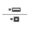 Image de Equip - Câble USB - USB (M) pour USB type B (M) - USB 2.0 - 1 m - noir
