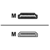 Image de equip micro HDMI adapter - Câble HDMI avec Ethernet - HDMI mâle pour 19 pin mini HDMI Type C mâle - 1 m - noir