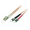 Image de equip - Cordon de raccordement - mode unique ST (M) pour mode unique LC (M) - 2 m - fibre optique - duplex - 9 / 125 micromètres - OS2 - sans