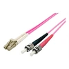 Image de equip Pro - Cordon de raccordement - ST multi-mode (M) pour LC multi-mode (M) - 1 m - fibre optique - duplex - 50 / 125 microns - sans halogène -