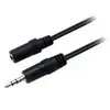 Image de Equip Life - Câble audio - mini-phone stereo 3.5 mm femelle pour mini-phone stereo 3.5 mm mâle - 2.5 m - noir