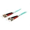 Image de equip Pro - Cordon de raccordement - ST multi-mode (M) pour ST multi-mode (M) - 5 m - fibre optique - duplex - 50 / 125 microns - OM3 - sans halogène