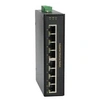 Image de LevelOne IFP-0801 - Commutateur - 8 x 10/100 (4 PoE+) - de bureau, Montage sur rail DIN, fixation murale - PoE+ (126 W) - Tension CC