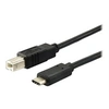 Image de Equip - Câble USB - USB type B (M) pour 24 pin USB-C (M) - USB 2.0 - 3 A - 1 m - moulé - noir