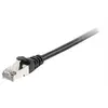 Image de equip - Cordon de raccordement - RJ-45 (M) pour RJ-45 (M) - 25 cm - SFTP, PiMF - CAT 6a - sans halogène, moulé, sans crochet, bloqué - noir