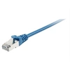 Image de equip - Cordon de raccordement - RJ-45 (M) pour RJ-45 (M) - 10 m - SFTP, PiMF - CAT 6a - sans halogène, moulé, sans crochet, bloqué - bleu