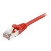 Image de equip - Cordon de raccordement - RJ-45 (M) pour RJ-45 (M) - 3 m - SFTP, PiMF - CAT 6a - sans halogène, moulé, sans crochet, bloqué - rouge