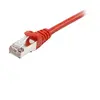 Image de equip - Cordon de raccordement - RJ-45 (M) pour RJ-45 (M) - 30 m - SFTP, PiMF - CAT 6a - moulé, bloqué - rouge