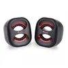 Image de altavoces equip life 2.0 mini 6w rms negro y rojo