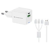Image de ALTHEA16W chargeur d'appareils mobiles Universel Blanc Secteur Charge rapide Intérieure
