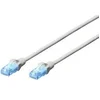 Image de Ecoline - Cordon de raccordement - RJ-45 (M) pour RJ-45 (M) - 2 m - UTP - CAT 5e - démarré - gris
