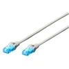 Image de DK-1512-070 RJ45 Câble réseau, câble patch CAT 5e U/UTP 7.00 m gris torsadé par paire