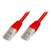 Image de Ecoline - Cordon de raccordement - RJ-45 (M) pour RJ-45 (M) - 3 m - UTP - CAT 5e - démarré - rouge