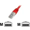 Image de Premium - Cordon de raccordement - RJ-45 (M) pour RJ-45 (M) - 0.5 m - UTP - CAT 5e - démarré - rouge