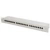 Image de DIGITUS Panneau de brassage - 19 pouces - Cat-6 - 24 ports RJ45 - Blindé - LSA Patch-Feld - Montage en rack 1U - Gris en occasion ou reconditionné