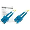 Image de - Cordon de raccordement - mode unique SC (M) pour mode unique SC (M) - 3 m - 3 m - fibre optique - 9 / 125 micromètres - OS1 - sans halogène - jaune