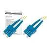 Image de - Cordon de raccordement - mode unique SC (M) pour mode unique SC (M) - 10 m - 10 m - fibre optique - 9 / 125 micromètres - OS1 - sans halogène -