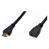 Image de ASSMANN HDMI High Speed - Câble d'extension HDMI avec Ethernet - HDMI femelle pour HDMI mâle - 2 m - triple blindage - noir