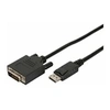 Image de - Câble adaptateur - DisplayPort (M) verrouillé pour DVI-D (M) vissable - DisplayPort 1.1a - 3 m - support 1080p - noir