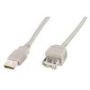 Image de ASSMANN - Rallonge de câble USB - USB (M) pour USB (F) - USB 2.0 - 1.8 m - moulé - beige